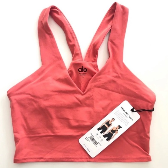 SOLD alo yoga real bra tank - Picture 2 of 3
